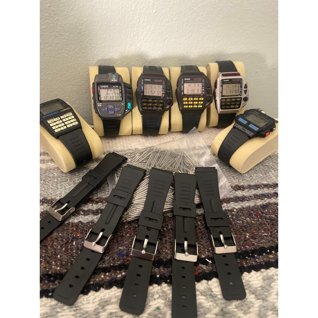 สายนาฬิกา Casio ขนาด22mm แถมสปริงบาร์ (ราคาต่อ1ชุด)(Cmd,Dba,Dbc,Db,Jg,Ca)