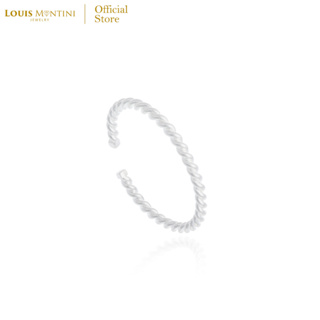 Louis Montini (Jewelry) Sterling Silver 925 Bracelet สร้อยข้อมือเงินแท้ 92.5% สร้อยข้อมือผู้หญิง รูปเกลียว – LJBL16