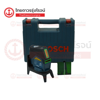 BOSCH เครื่องเลเซอร์กำหนดแนวเส้น กากบาท2จุด 50เมตร สีเขียว GCL2-50CG 0601066H80|ชิ้น| TTR Store