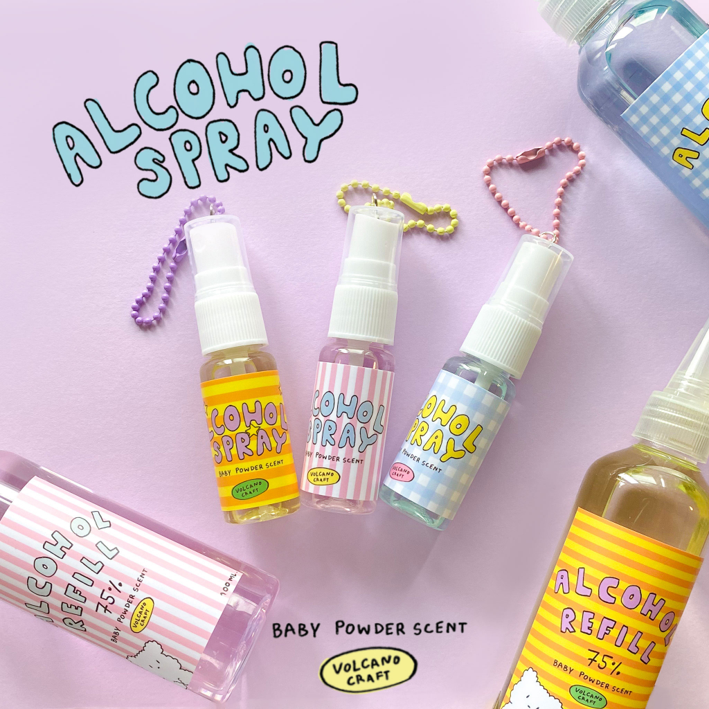 สเปรย์แอลกอฮอล์ 75% (กลิ่นมิสดิออร์) ขนาด20ml. พร้อมรีฟิลแบบซองและแบบขวด