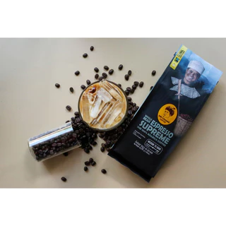 Doi chaang coffee Roasted Espresso Supreme (GROUND) กาแฟดอยช้าง เมล็ดกาแฟดอยช้าง แบบบด medium to dark 250g