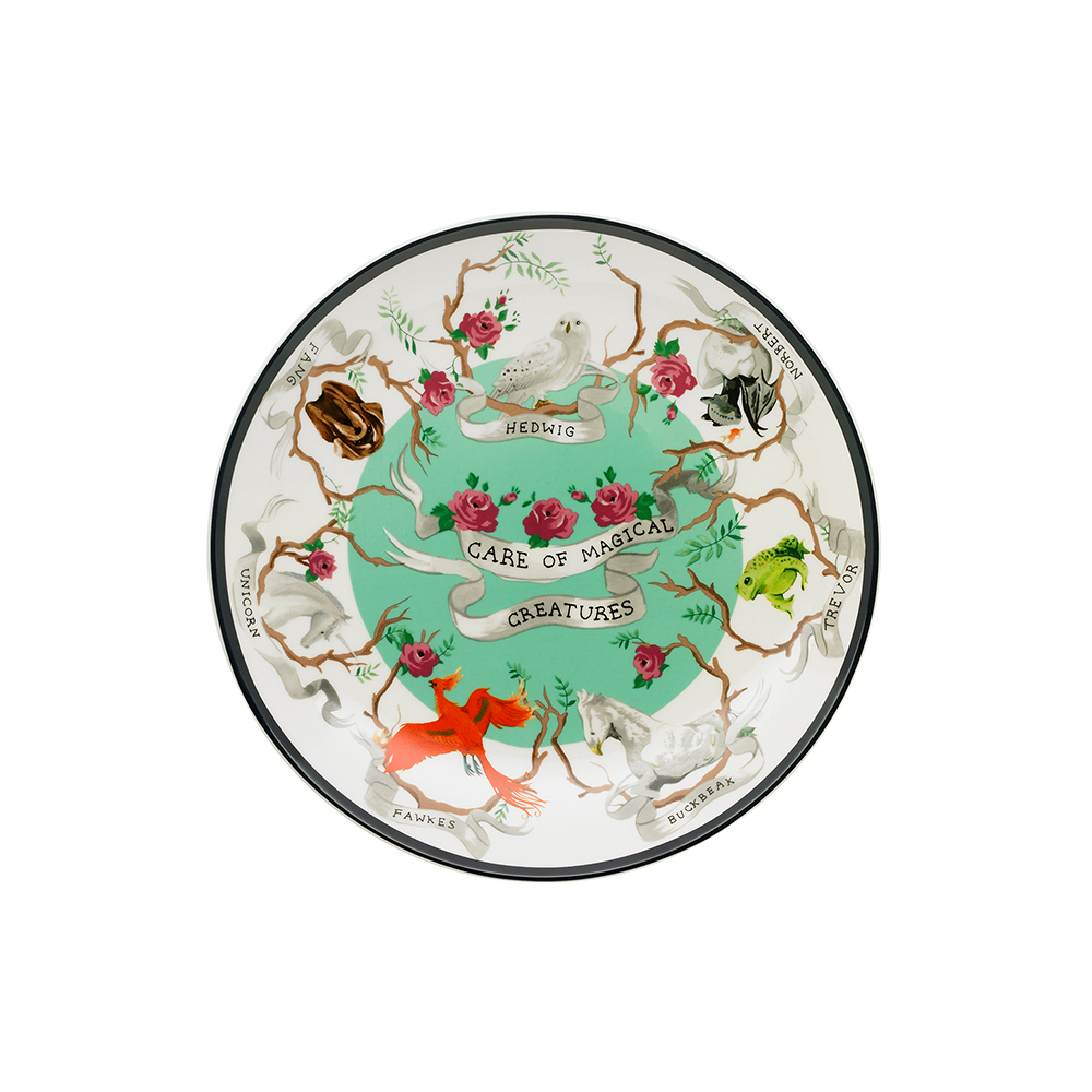 Plates 1161 บาท Cath Kidston Harry Potter Side Plate Magical Creatures Cream Home & Living