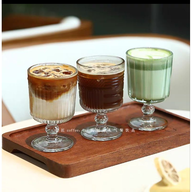 แก้วขนม กาแฟ ไหว้พระแบบมีขา ขนาด200ml ราคา ถูกที่สุด ดีลบีเคเค
