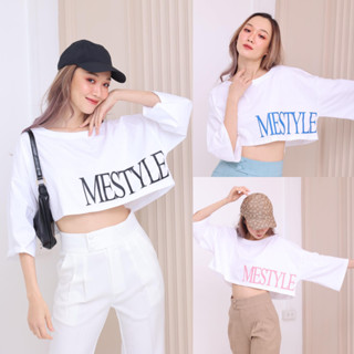 Premium Crop Mestyle เสื้อครอบ ครอบoversize เสื้อยืดครอบ เสื้อใส่สบาย ไปเที่ยว