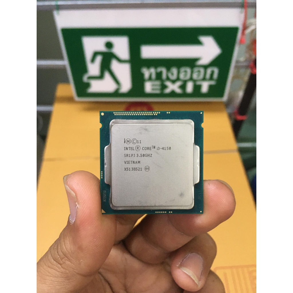 ซีพียู CPU i3 4150 LGA 1150 แถมซิลิโคน มือสอง เทสแล้วมีผลเทส