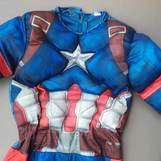 ชุดเด็กชาย ชุดฮีโร่ super hero แฟนซีเด็ก แบบมีกล้าม ชุดซุปเปอร์ฮีโร่พ