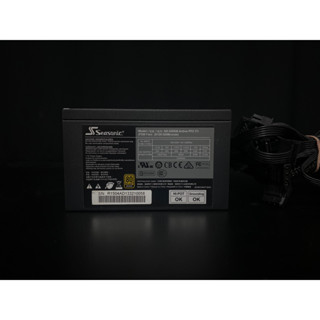 พาวเวอร์ : POWER SUPPLY SEASONIC SS-520GB ACTIVE PFC F3 +80 PLUSBRONZE ( PSU 520w ) เป็นสินค้ามือสอง สายครบ มีประกันร้าน