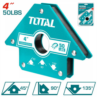 Total แม่เหล็กจับฉาก 4 นิ้ว ( 45 / 90 / 135 องศา ) รุ่น TAMWH50042 ( Magnetic Holding Holder )