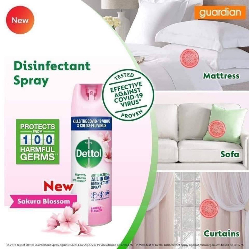 Dettol disinfectant spray รุ่นใหม่ล่าสุด
