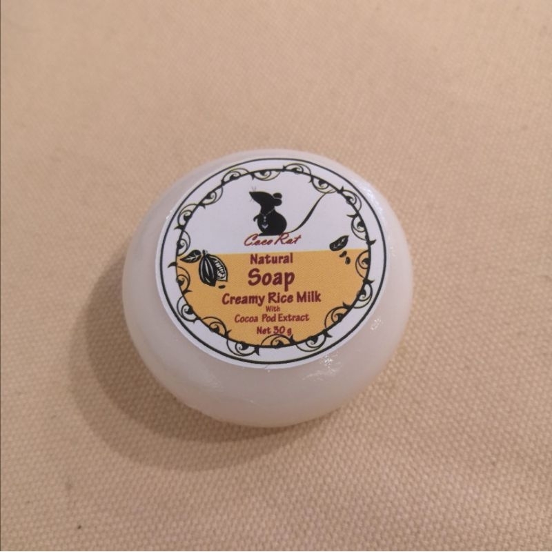 Natural Creamy Rice Milk Soap 30g
