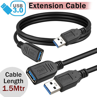 USB 3.0 Male To Female 1.5.M Extension Data Cable