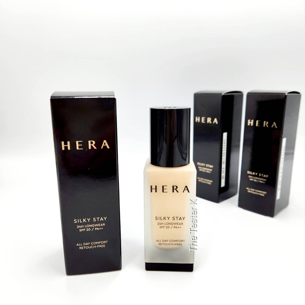 #พร้อมส่ง /Exp24/10/26 #รองพื้นตัวใหม่ Hera #Hera Silky Stay 24H Longwear SPF 20 / PA++ 30ml