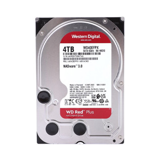 (ของใหม่) WD 4 TB HDD ฮาร์ดดิส WD RED PLUS NAS (5400RPM, 128MB, SATA-3, WD40EFPX)