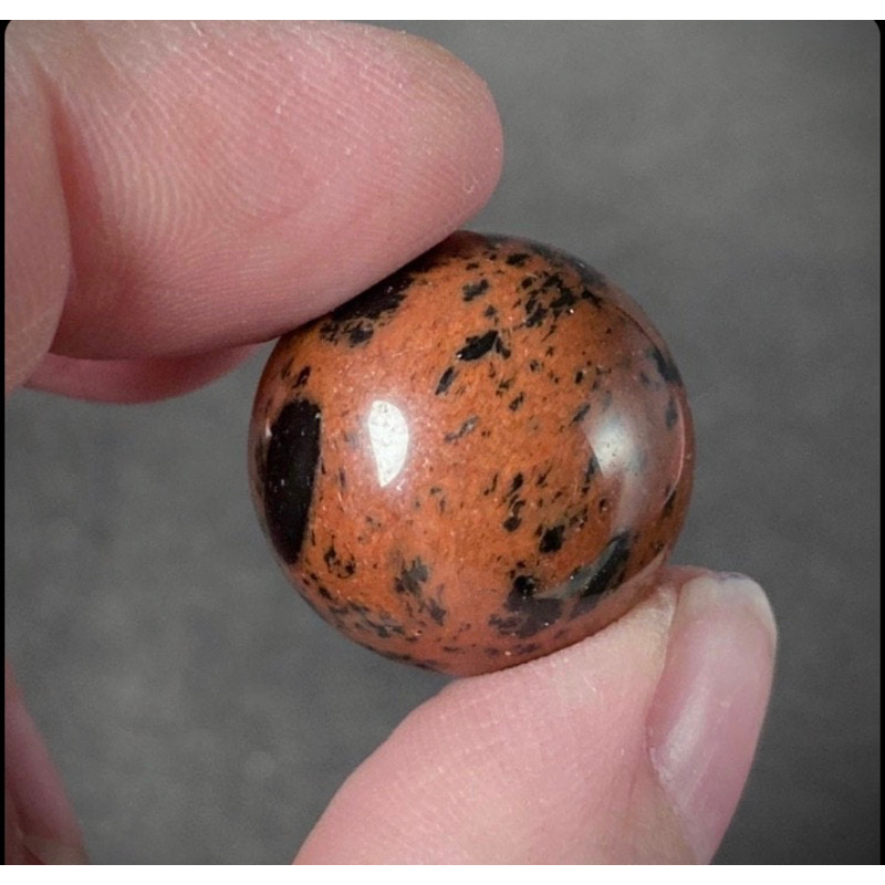 1 Pc Natural Mahogany Obsidian 2-3 cmSphere Stone - Sphere Mahogany Obsidian Stone - Natural Sphere 