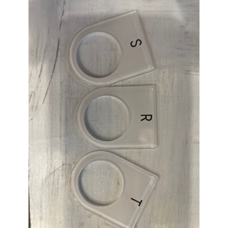 เนมเพลท ขนาด 25มม S,T,R ขายราคาต่อชิ้น