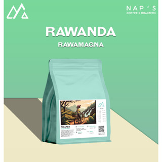 NAPSCOFFEE เมล็ดกาแฟ คั่วอ่อน Rwanda, Rawamagna - Washed 200G