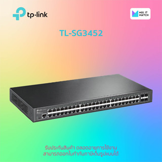 TP-Link TL-SG3452 JetStream 48-Port Gigabit L2+ Managed Switch with 4 SFP Slots (TL-SG3452)