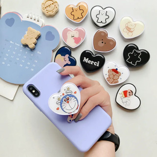 ตัวป๊อบติดมือถือ Pop socket ทรงหัวใจ สามารถพิมพ์ภาพได้ตามต้องการ สกรีนส่งรูปมาทำได้