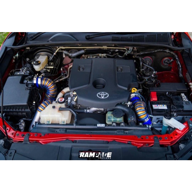 ท่อแทนท่อยาง สแตนเลสงานควั่น  Rampage แรมเพจ เกรด 304 Revo , New Fortuner ก่อน-หลังปี 2020 พร้อมท่อย