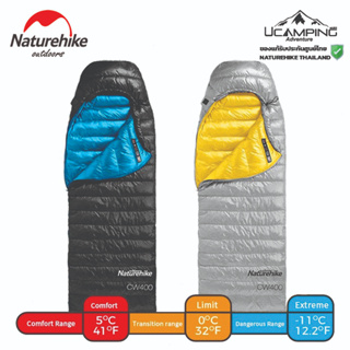 ถุงนอน Naturehike CW400 Mummy Goose Down Sleeping Bag limited -5℃  (รับประกันของแท้ศูนย์ไทย)