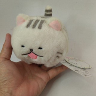 ตุ๊กตาผ้า แมวสีเทา มาชแมลโลมMarshmallo Cat Amuse Amuse