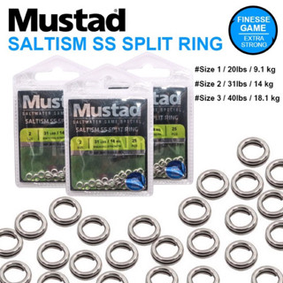 สปริทริง ห่วง MUSTAD SALTISM SS SPLIT RING