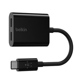 Cable Adapter Type-C To Audio &amp; Charge Adapter BELKIN (F7U081btBLK) Black