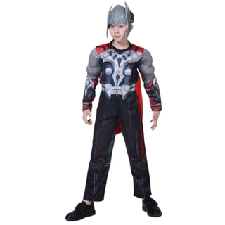 ชุดเด็กชาย ชุดฮีโร่ super hero แฟนซีเด็ก แบบมีกล้าม ชุดซุปเปอร์ฮีโร่พ