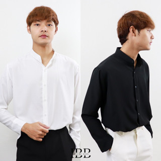 Mandarin Collar shirt เสื้อเชิ้ตคอจีนแขนแยว