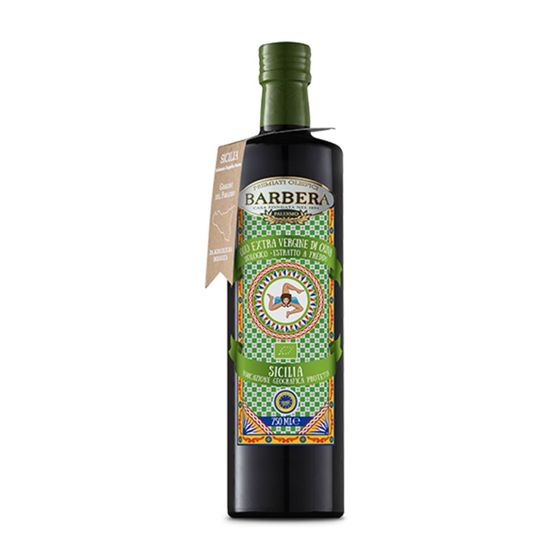 BARBERA น้ำมันมะกอก บาร์เบรา ซิซีเลีย ไบโอ ออย ขนาด 500 มล.