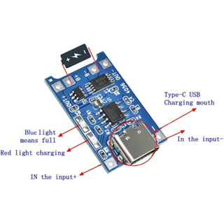 ส่งจากไทย TP4056 TypeC  โมดูลชาร์จแบตลิเธียม 18650, Li-ion, Li-po 5V 1A Adapter มีเก็บเงินปลายทางพร้อมส่งทันที !!