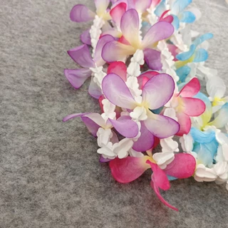 (((รุ่น8ดอก))) พวงมาลัยฮาวาย พวงมาลัยดอกลีลาวดี พวงมาลัยสงกรานต์