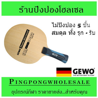 ไม้ปิงปองนำเข้า GEWO รุ่น POWER ALLROUND ให้สมดุลทั้งในเกมรุกและเกมรับ