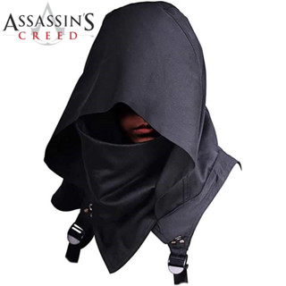 💥พร้อมส่งใน 24 ชม. ฮู้ดคลุมศรีษะพร้อมผ้าปิดปากทรงนักฆ่าในยุคกลาง Assassins Creed Street Fashion เหมาะกับมลภาวะในยุคนี้