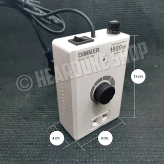 ดริมเมอร์ สวิตซ์หรี่ไฟ Dimmer อุปกรณ์หรี่ไฟ เอนกประสงค์ 1600W ใช้งานง่าย