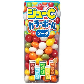 Kabaya Ju-C Color Ball Soda โซดา 35 กรัม X 10 ชิ้น ส่งตรงจากญี่ปุ่น