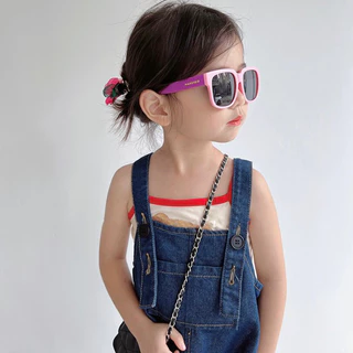 🕶พร้อมส่ง🌞2025 แว่นตากันแดดเด็กพับได้ พกพาสะดวก พร้อมกล่อง แว่นกันแดดเด็ก เกาหลี สุดร่ารัก ใส่ได้ทั้งชาย-หญิง