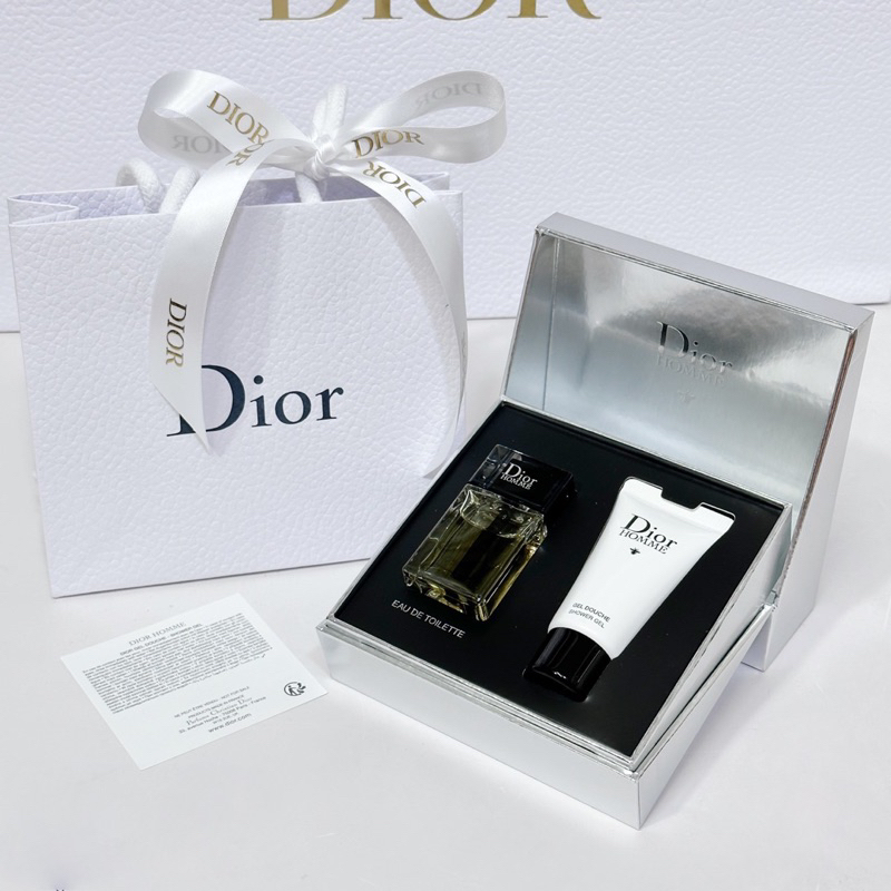 ของขวัญ คนรัก วันเกิด เซ็ตน้ำหอม Dior Set Dior Homme EDT 10 ml (แบบแต้ม) + Shower Gel 20 ml