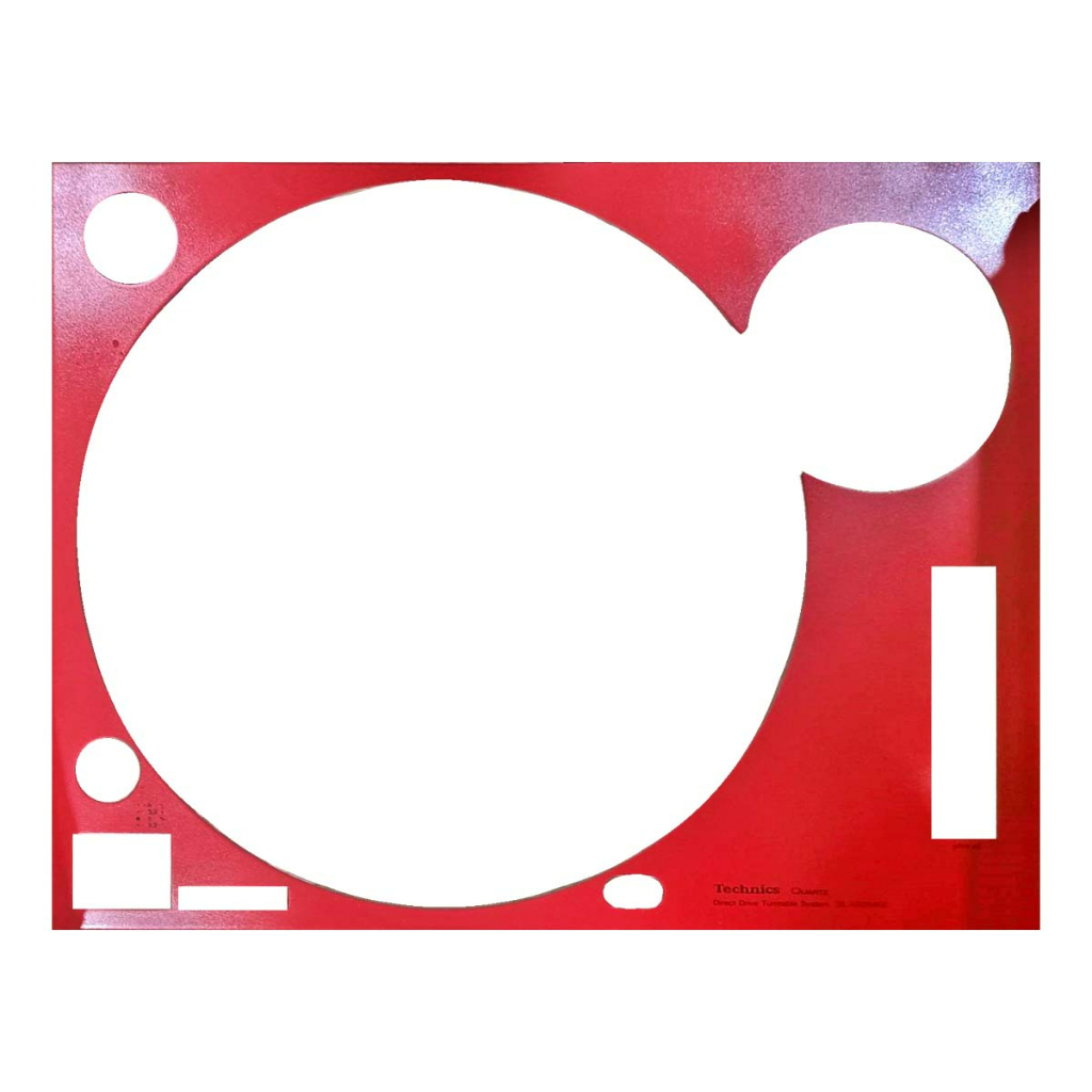 Technics Red Face Plate For SL-1200 MKII (New)