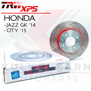 TRW จานเบรคหน้า รุ่น XPS HONDA JAZZ GK 14, CITY 15 (ใส่แทนของเดิมได้ทันที) (DF8119XSS)