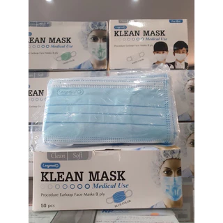 💠Klean Mask (Longmed) 💠คลีนมาส์ก หน้ากากอนามัยทางการแพทย์ 50 ชิ้น