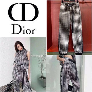 กางเกงขายาว CHRISTAN DIOR OBLIQUE SLEEVELESS JOGGING PANTS