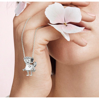 Pandora floral bella bot charm แท้100%