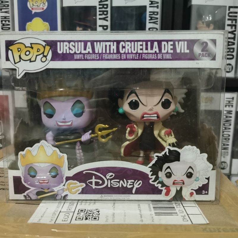 FUNKO POP: Ursula &amp; Cruella 2Pack ของแท้ 100%