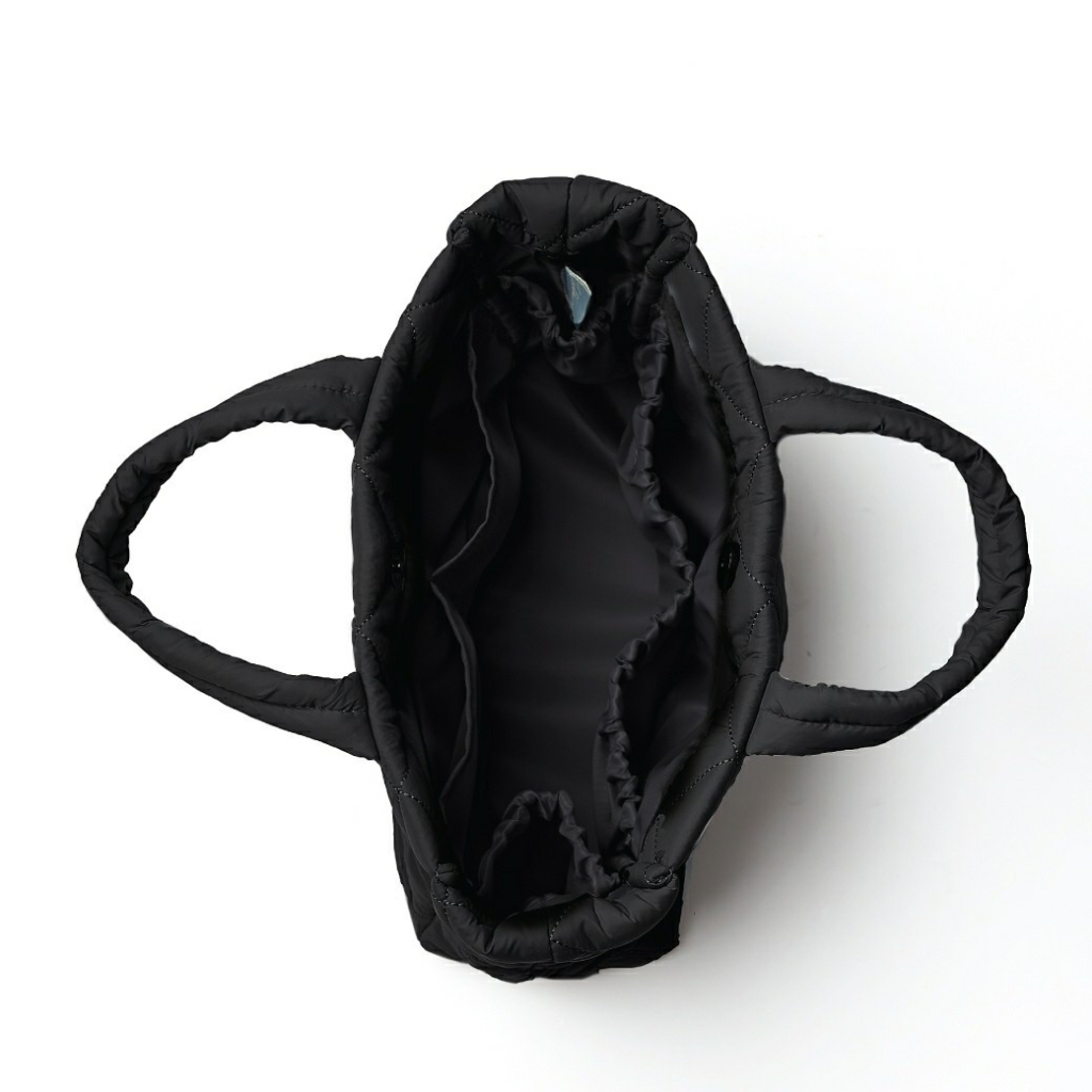 Lada รุ่น Aya 3 สี กระเป๋าผ้า Tote Bag ทรงเหลี่ยม ผ้าสะท้อนน้ำ บุฟองน้ำ เนื้อนุ่มน้ำหนักเบา