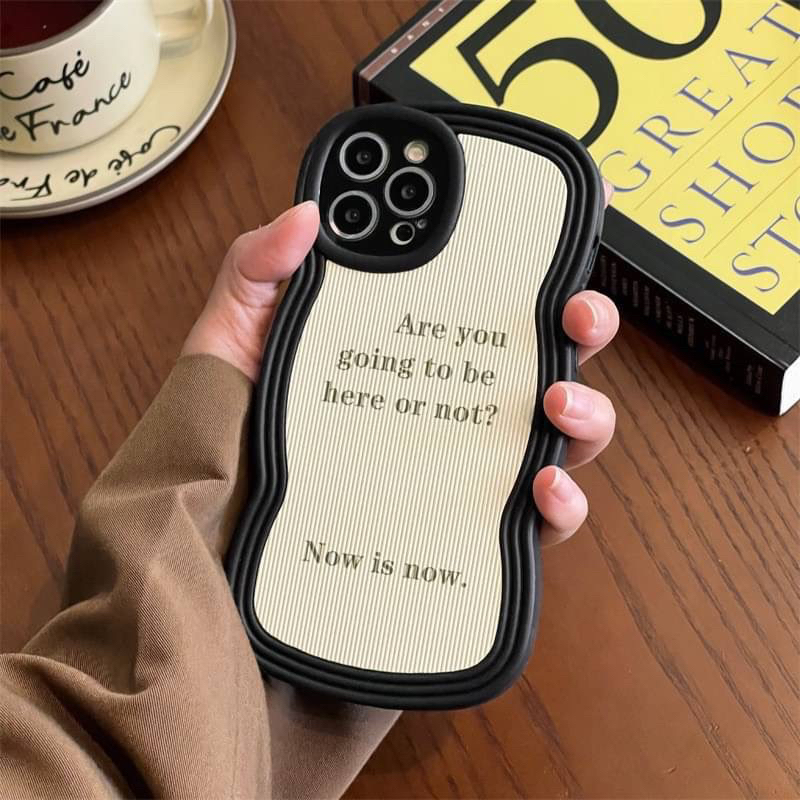 ✨พร้อมส่ง✨ 🐰 เคสขอบหยัก Now is now