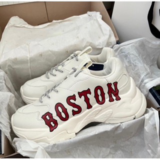 รองเท้า MLB Big Ball Chunky Psneaker Boston Red  Sox Ivory