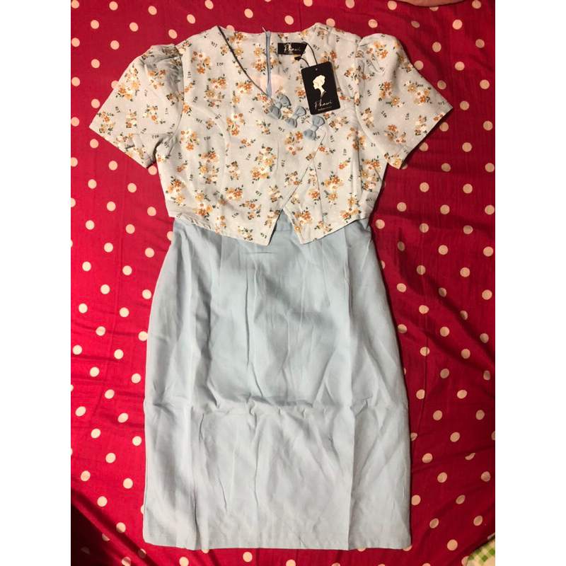 เดรส phawi มือ1 ป้ายห้อย #phawi