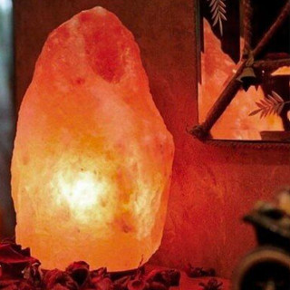 ขนาด 15kg  โคมไฟเกลือหิมาลายัน Himalayan Salt Lamp ทรงธรรมชาติ