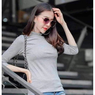 เสื้อคอเต่าแขนยาว เต็มตัว (ผ้าคอตตอน)